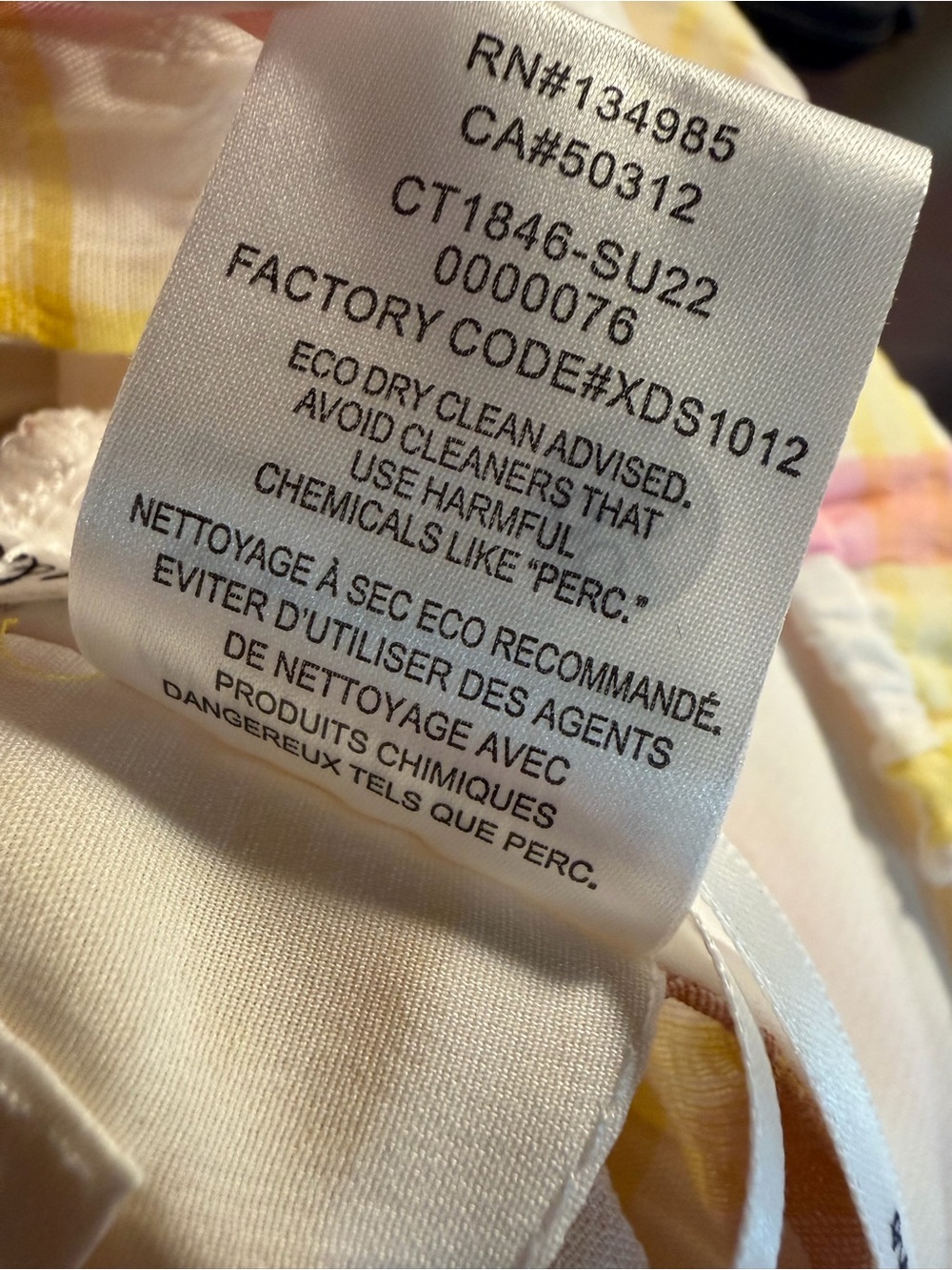 NWT For Love & Lemons ‘Rue’ Puff Sleeve Crop Top in Yellow & White Plaid Size S - Picture 16 of 16